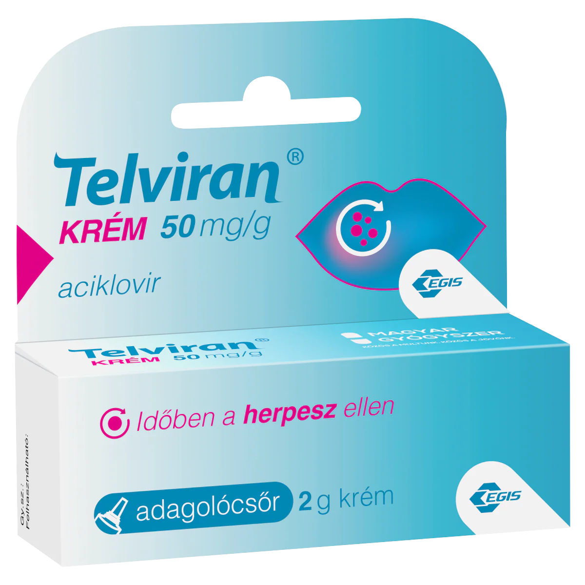Telviran 50 mg/g krém 2g - Image 3