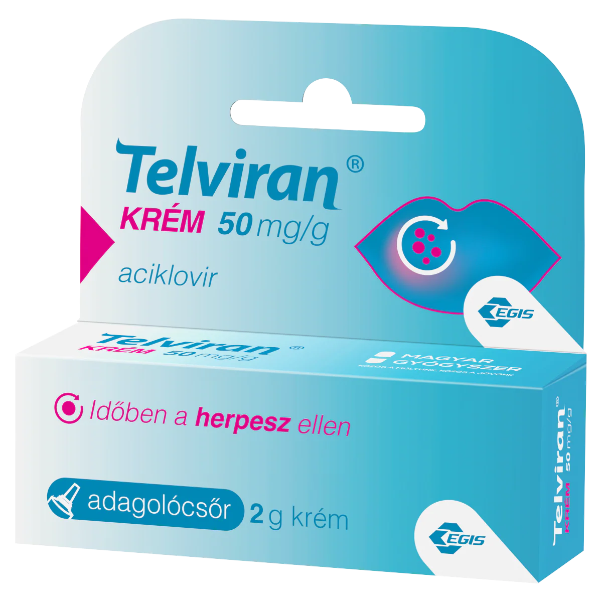 Telviran 50 mg/g krém 2g - Image 4