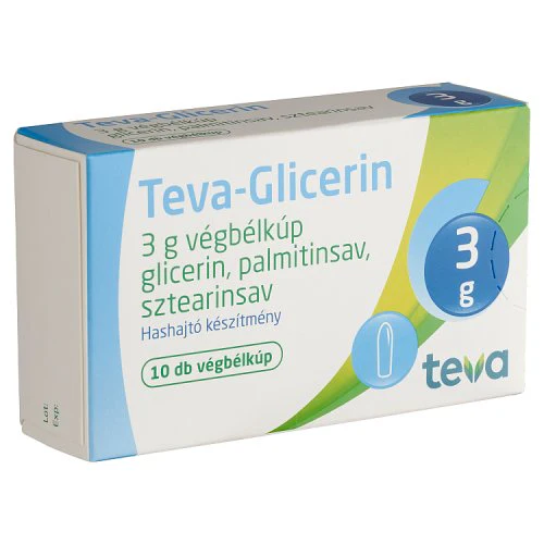 Teva-Glicerin 3 g végbélkúp 10 db - Image 2