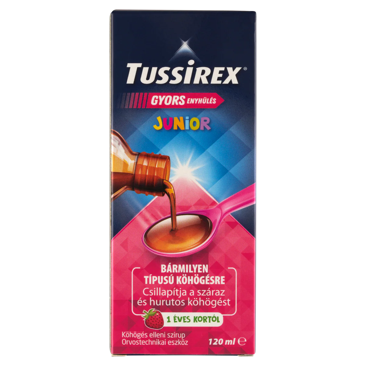 Tussirex Junior köhögés elleni szirup 120ml - Image 2