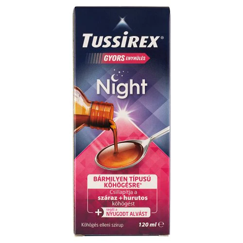 Tussirex Night köhögés elleni szirup 120ml