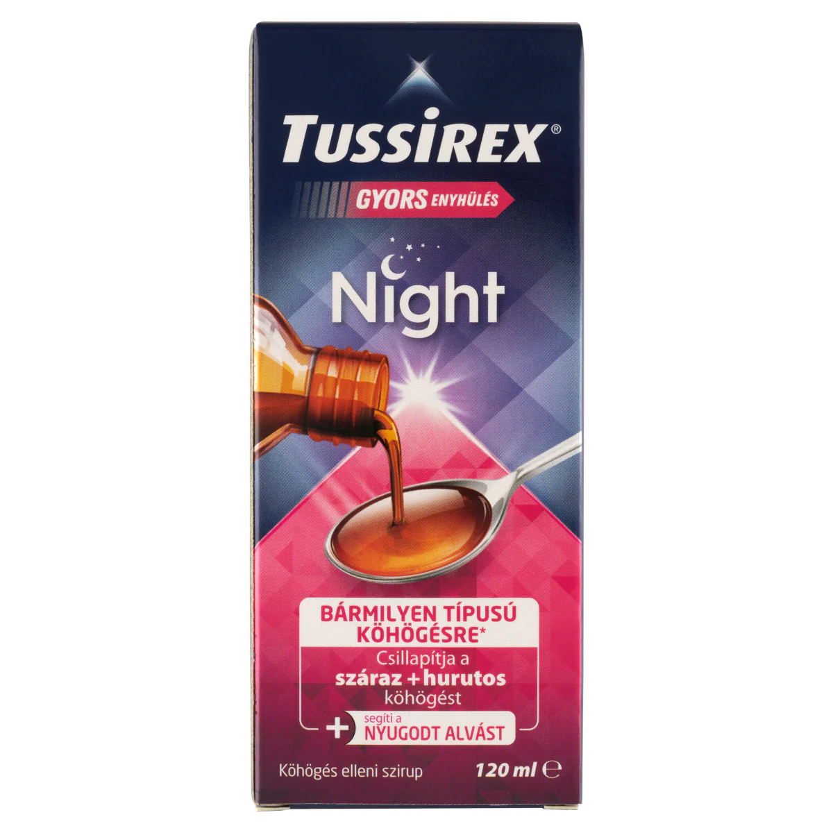 Tussirex Night köhögés elleni szirup 120ml - Image 2
