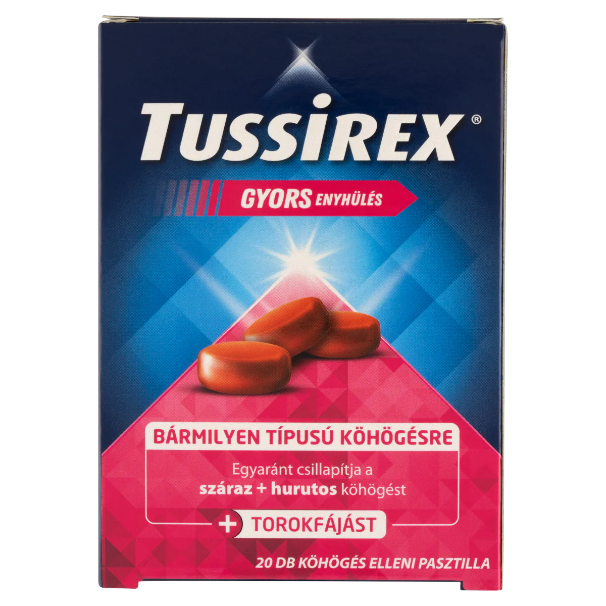 Tussirex pasztilla köhögés ellen 20 db - Image 2