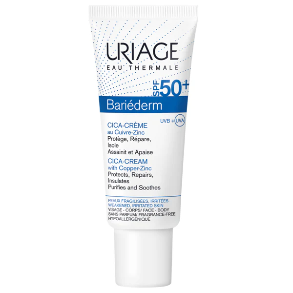 Uriage Bariéderm Cica Cu-Zn krém SPF50+ 40ml - Image 2