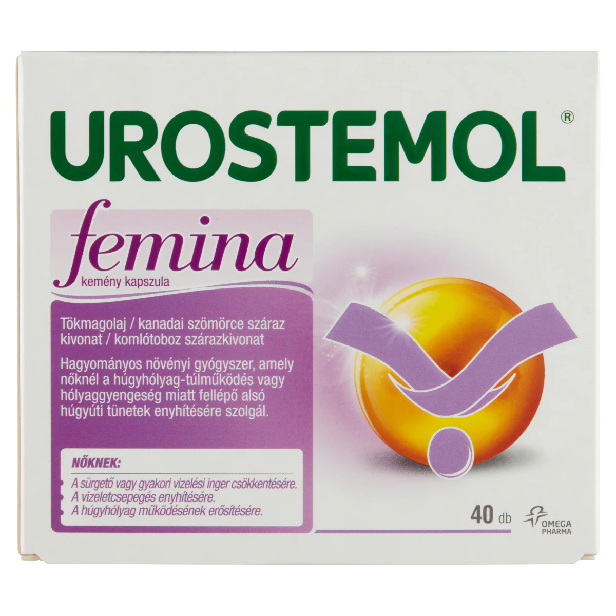 Urostemol Femina kemény kapszula 40 db - Image 3