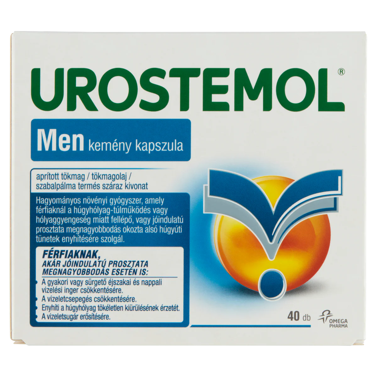 Urostemol Men kemény kapszula 40 db - Image 3