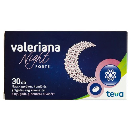Valeriana Night Forte étrendkiegészítő kapszula 30 db