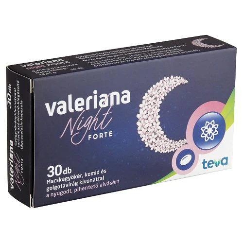 Valeriana Night Forte étrendkiegészítő kapszula 30 db - Image 2