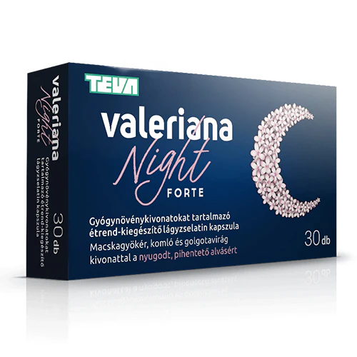 Valeriana Night Forte étrendkiegészítő kapszula 30 db - Image 3