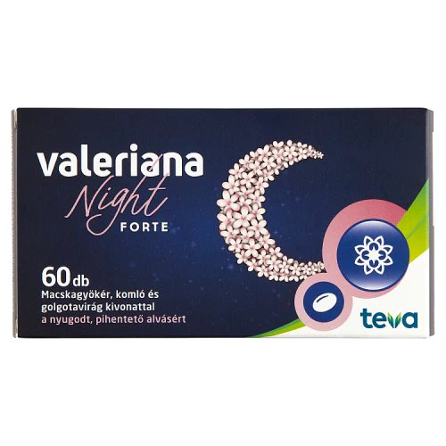 Valeriana Night Forte étrendkiegészítő kapszula 60 db
