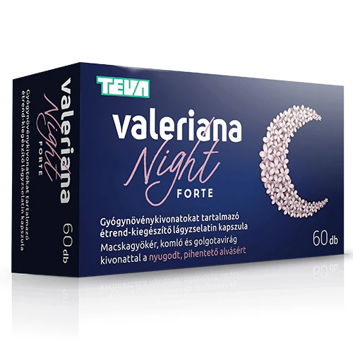 Valeriana Night Forte étrendkiegészítő kapszula 60 db - Image 3