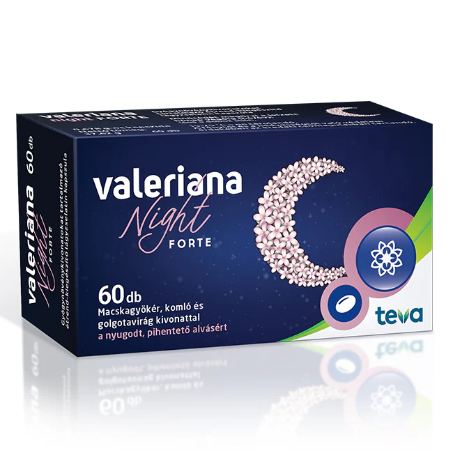 Valeriana Night Forte étrendkiegészítő kapszula 60 db - Image 4