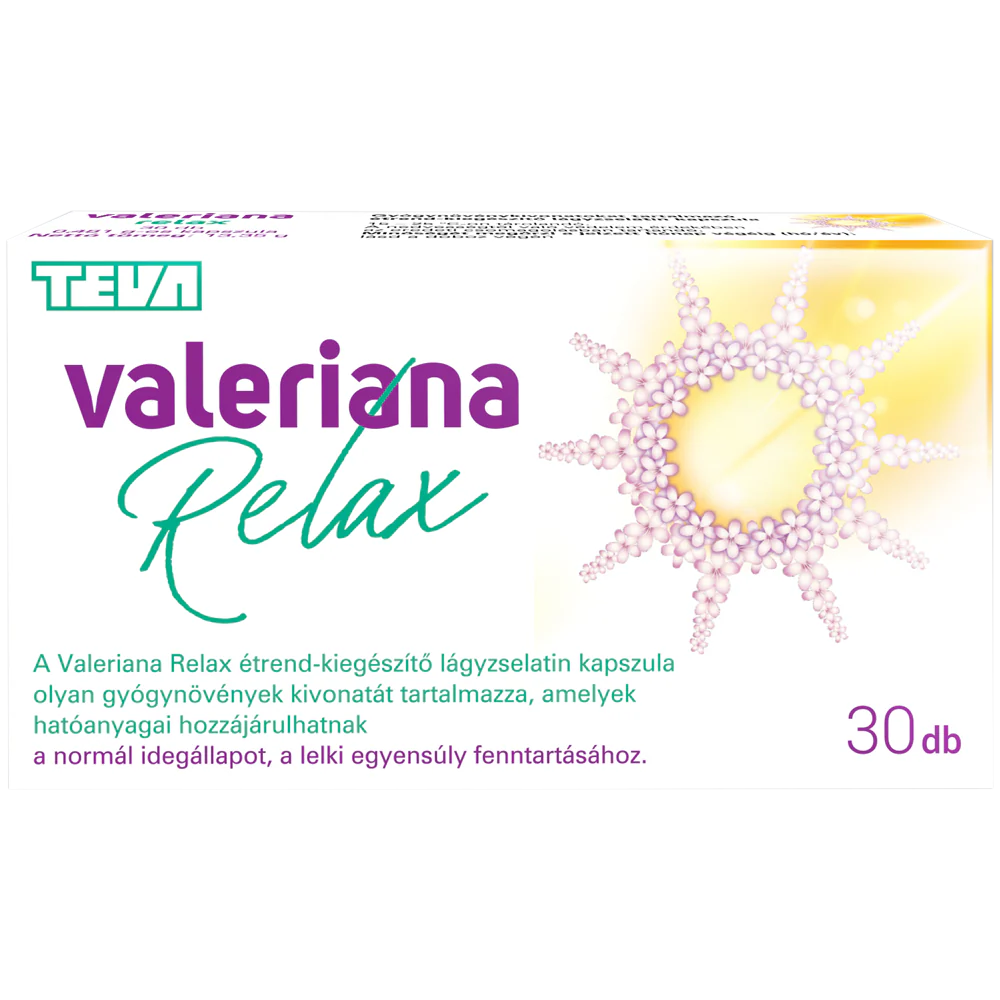 Valeriana Relax gyógynövénykivonatokat tartalmazó lágyzselatin kapszula 30x - Image 5