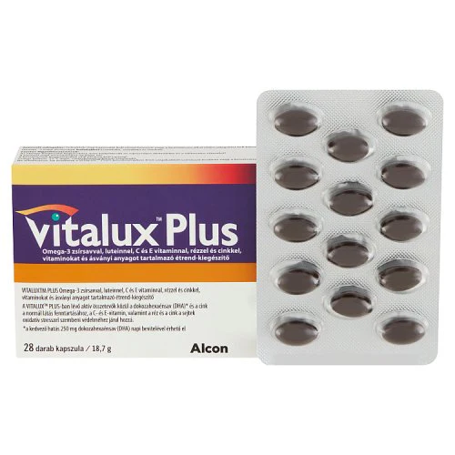 Vitalux Plus Omega-3 lutein 10 mg kapszula 28 db - Image 2