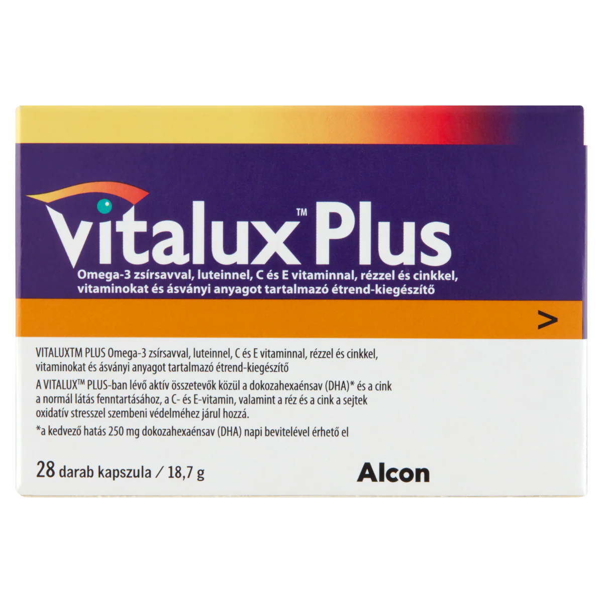 Vitalux Plus Omega-3 lutein 10 mg kapszula 28 db - Image 4