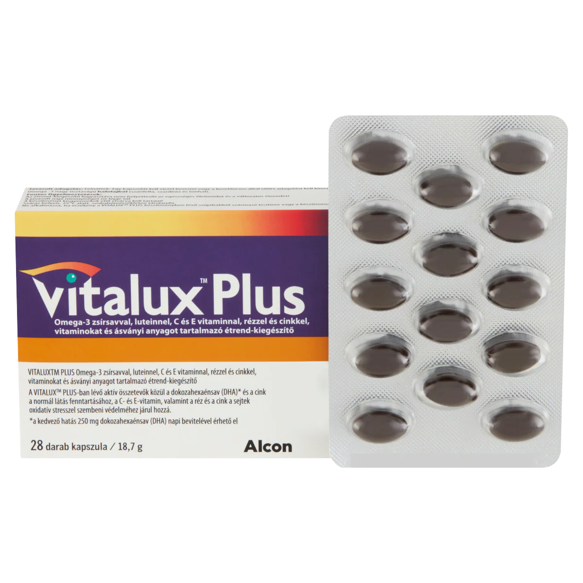 Vitalux Plus Omega-3 lutein 10 mg kapszula 28 db - Image 6