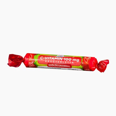 VitaPlus 1x1 Vitaday C-vitamin 100mg rágótabletta eper ízű 17 db - Image 2