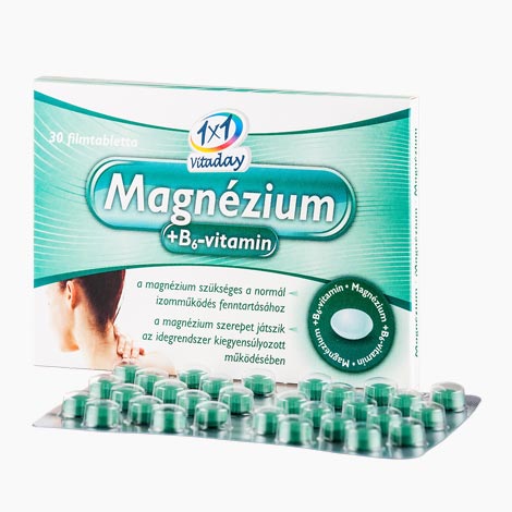VitaPlus 1x1 Vitaday Magnézium B6-vitamin filmtabletta 30 db - Image 2