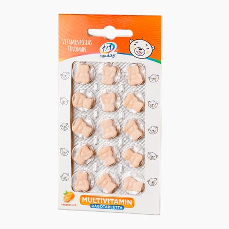 VitaPlus 1x1 Vitaday multivitamin rágótabletta mackó formájú 15 db - Image 2