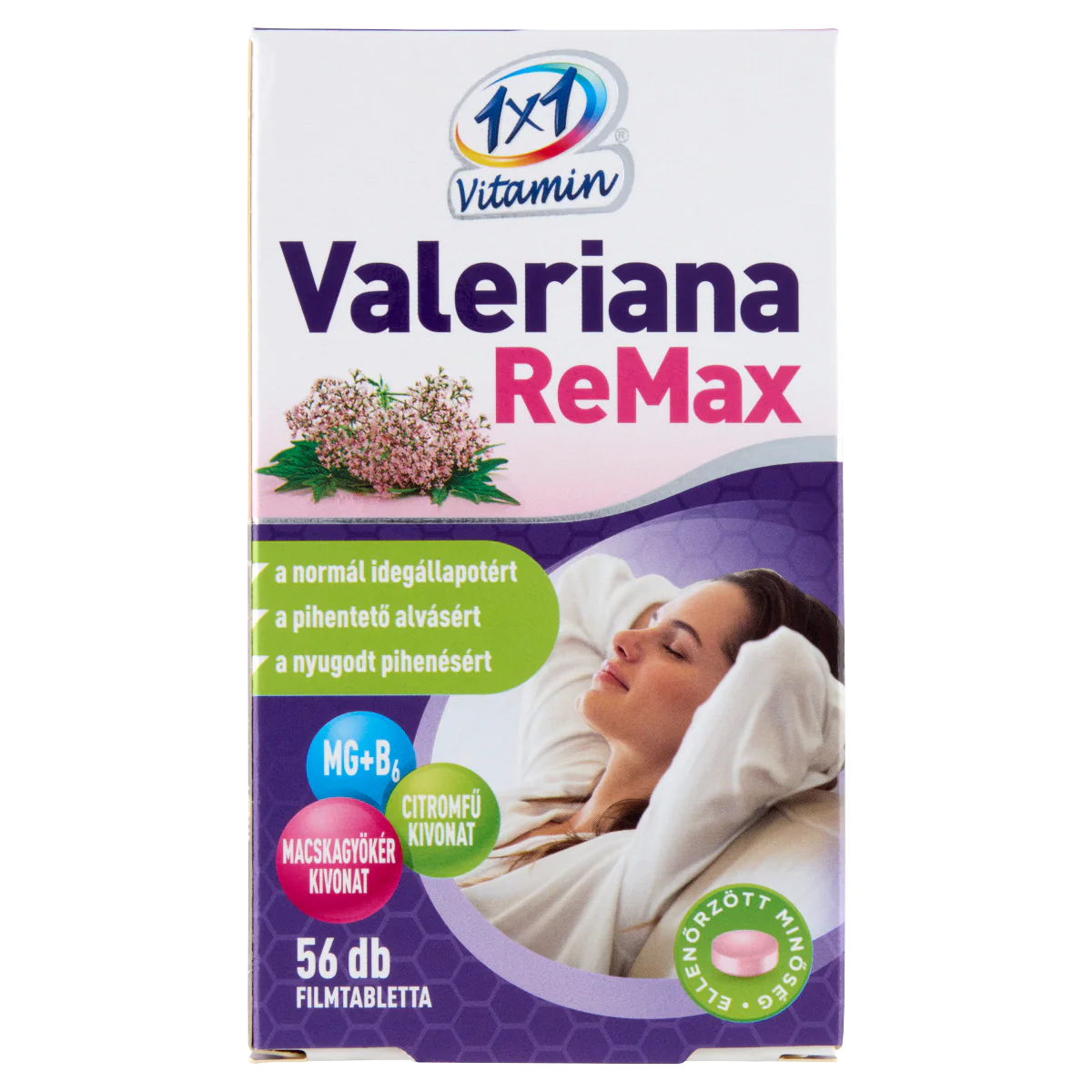 VitaPlus 1x1 Vitamin Valeriana ReMax filmtabletta 56 db - Image 2