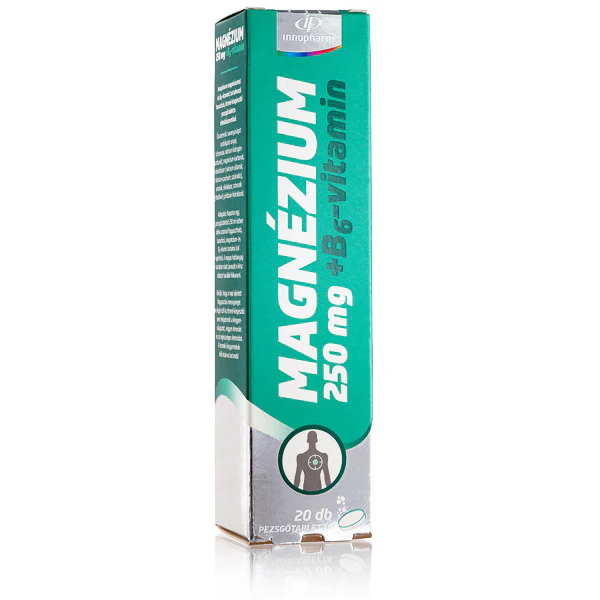 VitaPlus InnoPharm Magnézium 250mg+B6-vitamin pezsgőtabletta 20 db - Image 4