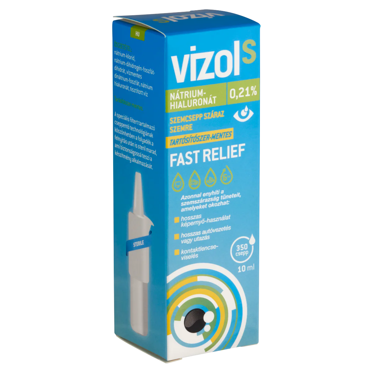 Vizol S 0,21% oldatos szemcsepp száraz szemre 10ml - Image 4