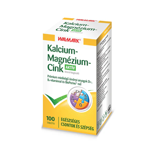 Walmark BIOPERINE Kalcium + Mg + Cink AktĂv tabletta 100 db