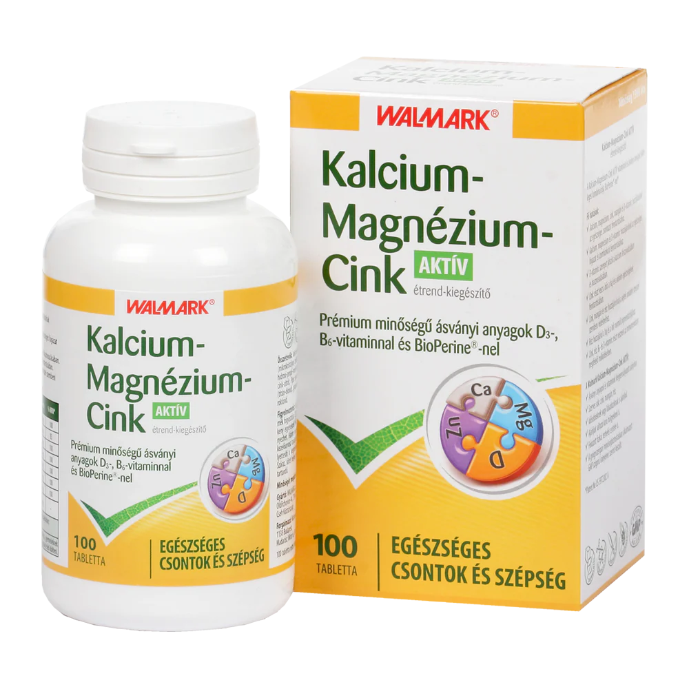 Walmark BIOPERINE Kalcium + Mg + Cink AktĂv tabletta 100 db - Image 2
