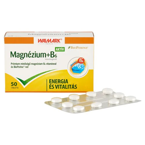 Walmark BIOPERINE Magnézium + B6 Aktív tabletta 50 db - Image 2
