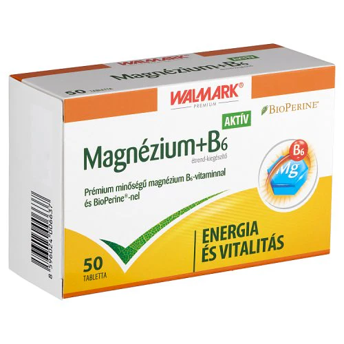 Walmark BIOPERINE Magnézium + B6 Aktív tabletta 50 db - Image 3
