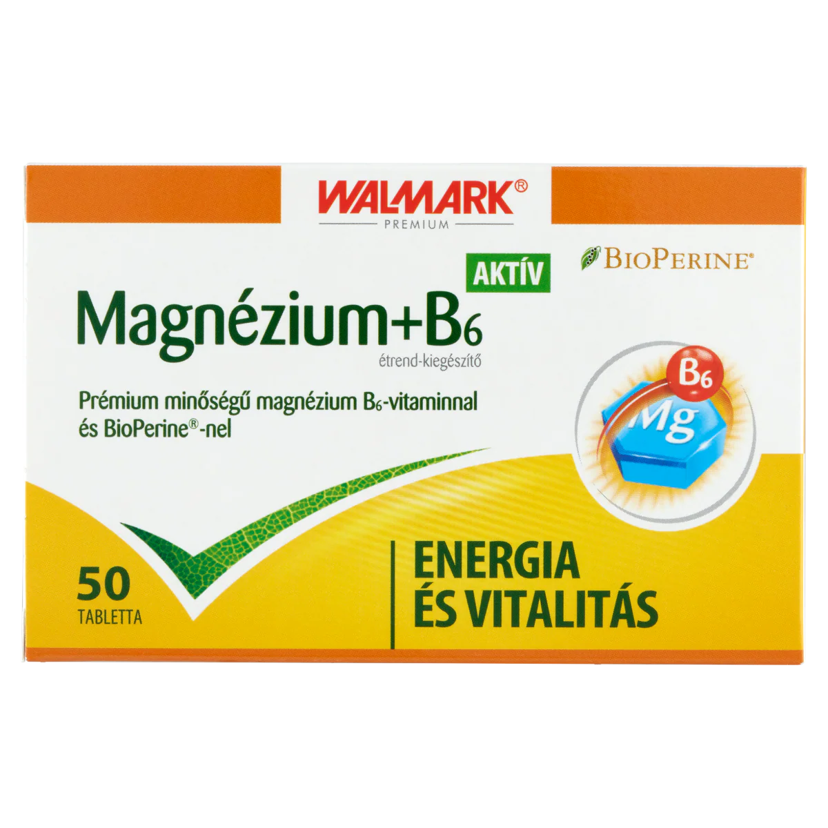 Walmark BIOPERINE Magnézium + B6 Aktív tabletta 50 db - Image 6