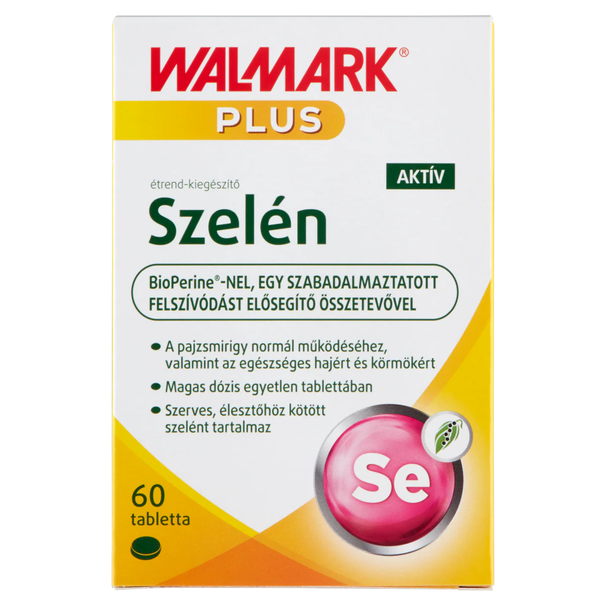 Walmark BIOPERINE Szelén Aktív tabletta 60 db - Image 3