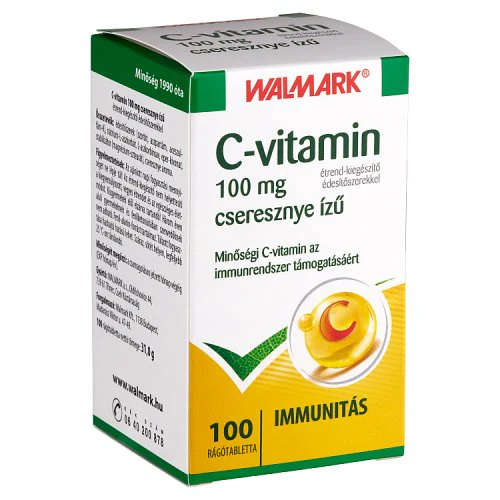 Walmark C-vitamin 100 mg cseresznye ízű rágótabletta 100 db - Image 3