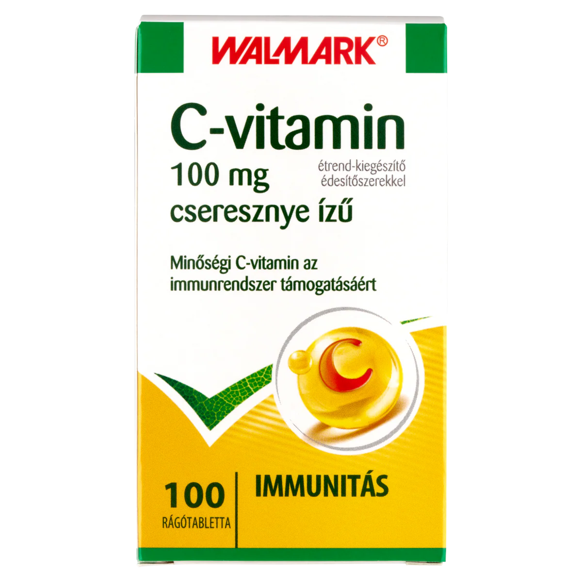 Walmark C-vitamin 100 mg cseresznye ízű rágótabletta 100 db - Image 4