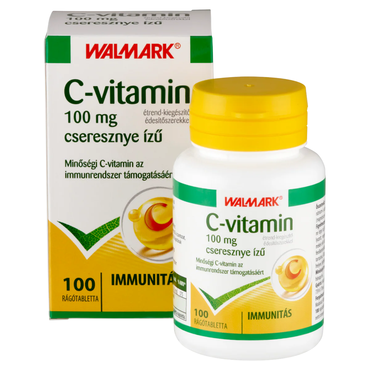 Walmark C-vitamin 100 mg cseresznye ízű rágótabletta 100 db - Image 9