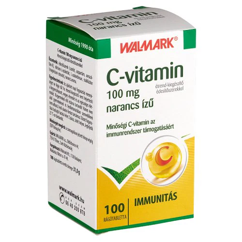 Walmark C-vitamin 100 mg narancs ízű rágótabletta 100 db - Image 3