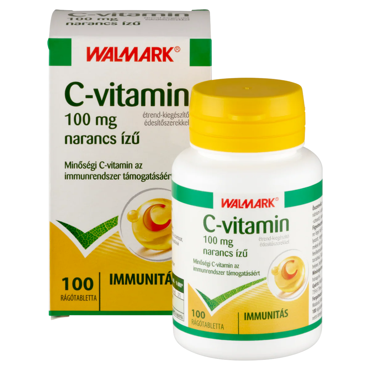 Walmark C-vitamin 100 mg narancs ízű rágótabletta 100 db - Image 7