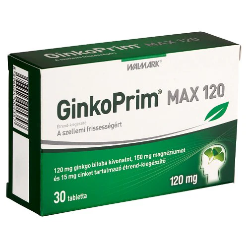 Walmark GinkoPrim Max 120 mg tabletta 30 db - Image 3