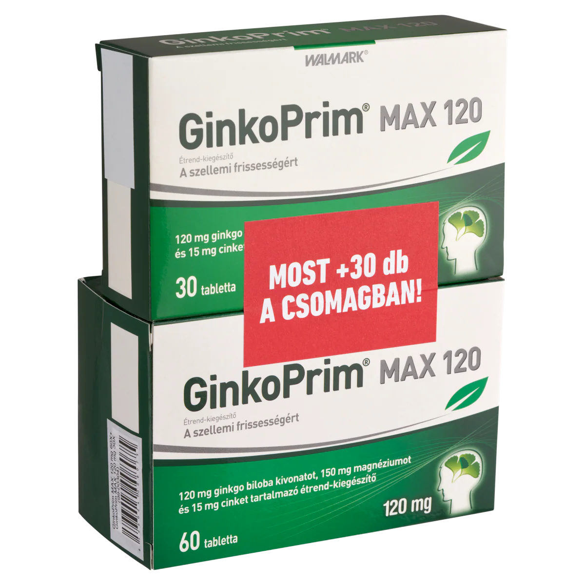 Walmark GinkoPrim Max 120 mg tabletta 60 db+30 db - Image 9