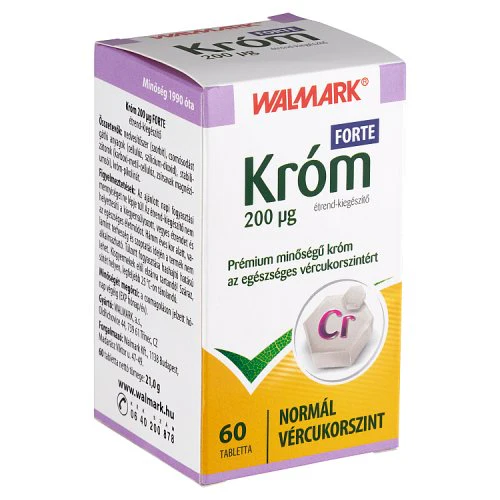 Walmark Króm Forte 200 mcg tabletta 60 db - Image 3