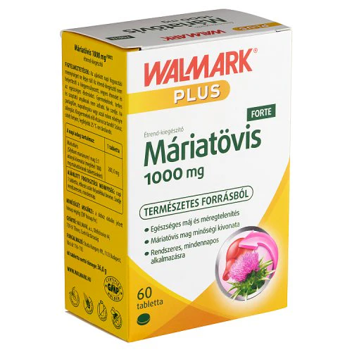 Walmark Máriatövis 1000 mg Forte tabletta 60 db - Image 3