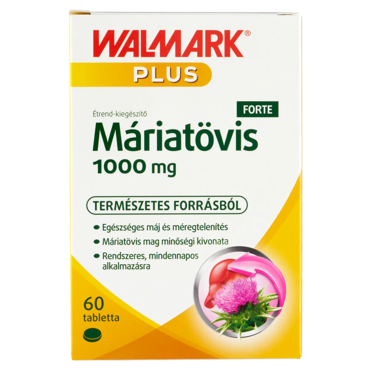 Walmark Máriatövis 1000 mg Forte tabletta 60 db - Image 4
