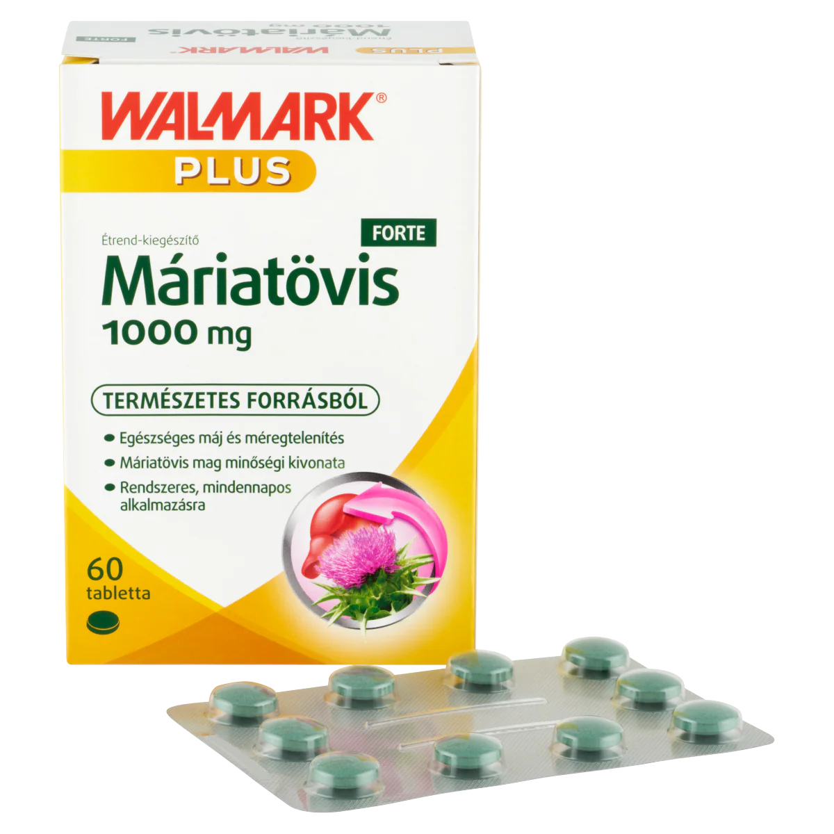 Walmark Máriatövis 1000 mg Forte tabletta 60 db - Image 5
