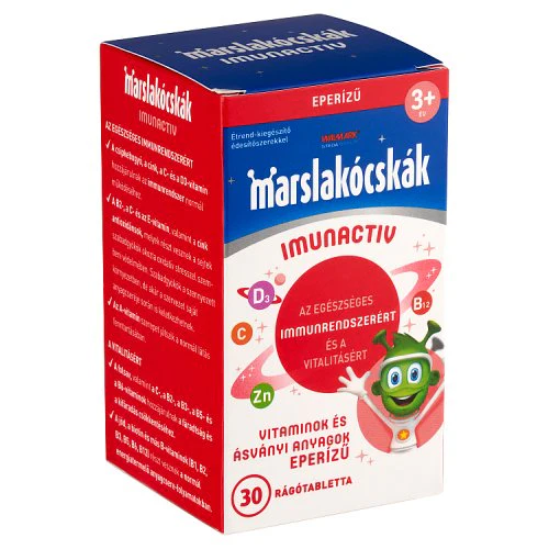 Walmark Marslakócskák Imunactiv eper ízű rágótabletta 30 db - Image 3