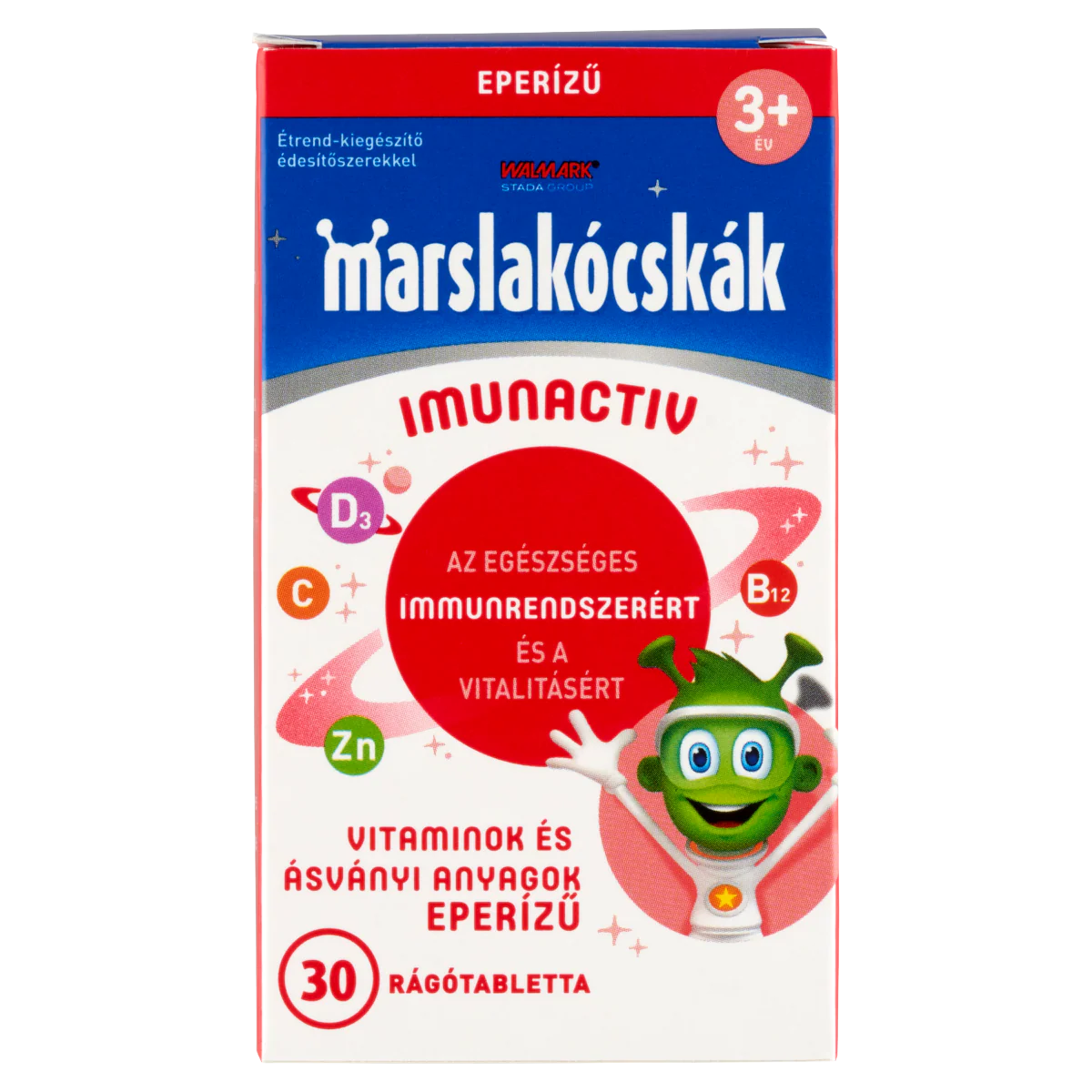 Walmark Marslakócskák Imunactiv eper ízű rágótabletta 30 db - Image 8