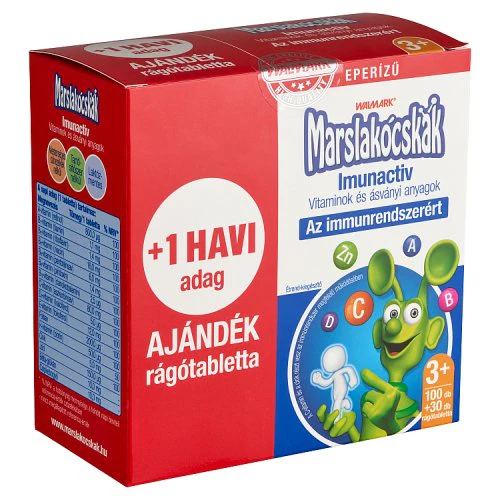 Walmark MarslakĂłcskĂĄk Imunactiv rĂĄgĂłtabletta eper ĂzƱ 100 db + 30 db - Image 3