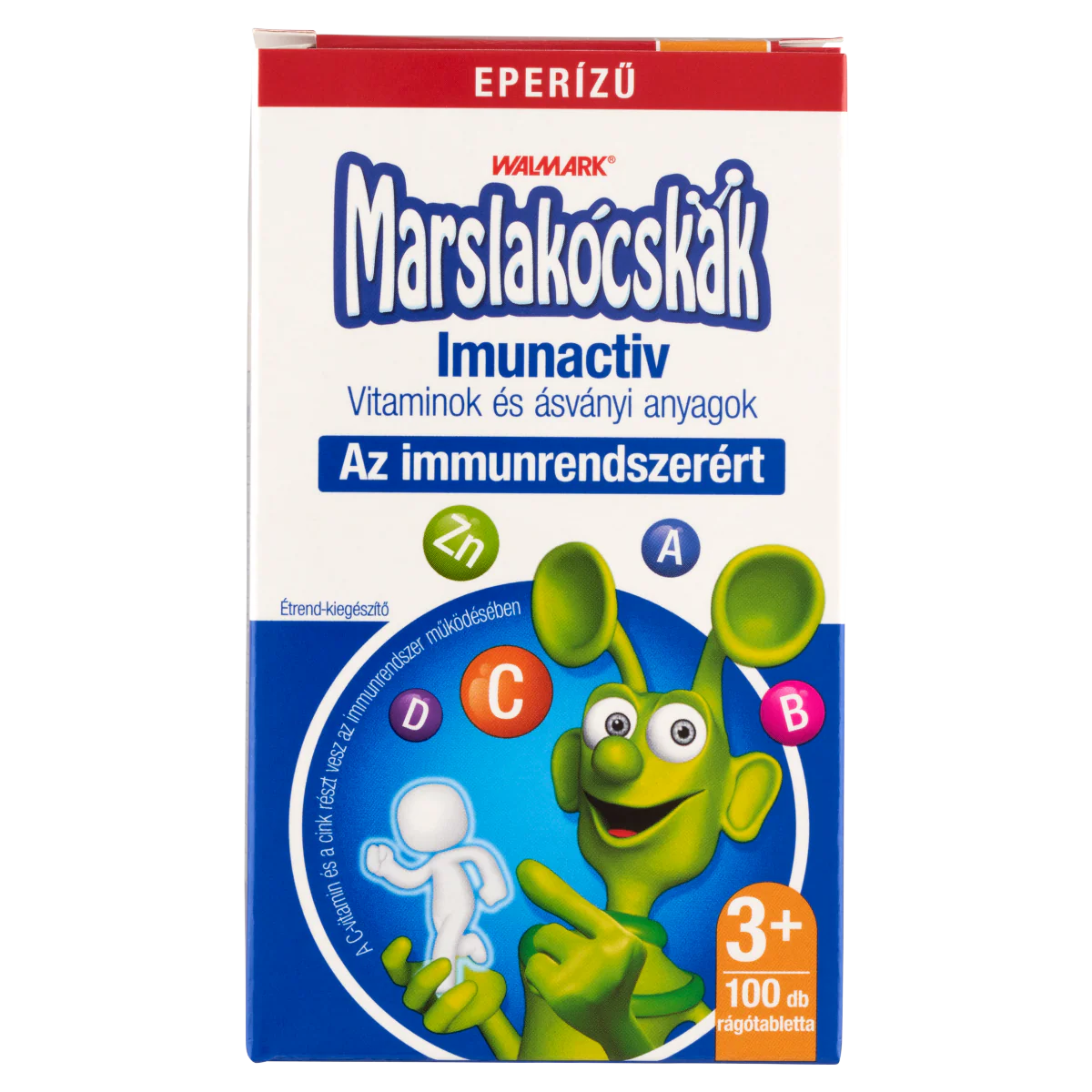 Walmark Marslakócskák Imunactiv eper ízű 100 db - Image 4