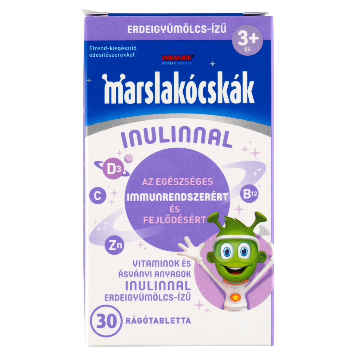 Walmark Marslakócskák Inulinnal rágótabletta erdeigyümölcs ízű 30 db - Image 7