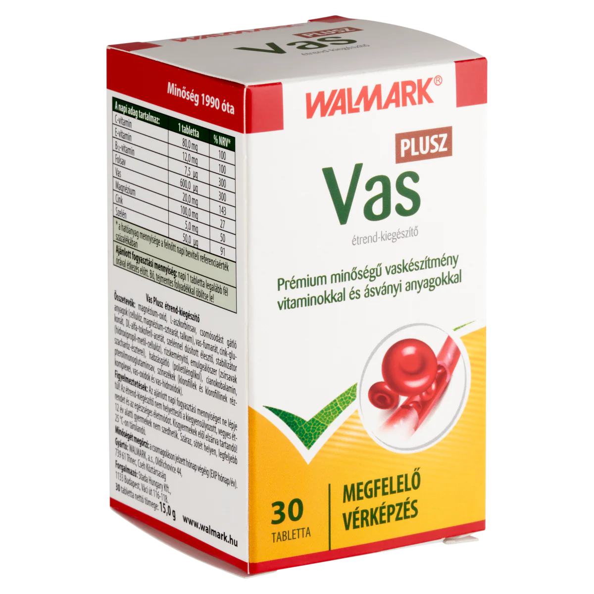 Walmark Vas Plusz tabletta 30 db - Image 8